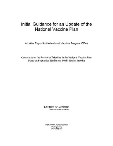 Initial Guidance for an Update of the National Vaccine Plan