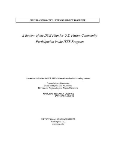 A Review of the Doe Plan for U.S. Fusion Community Participation in the Iter Program