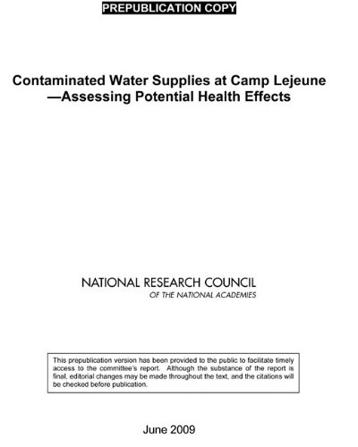 Contaminated Water Supplies at Camp LeJeune