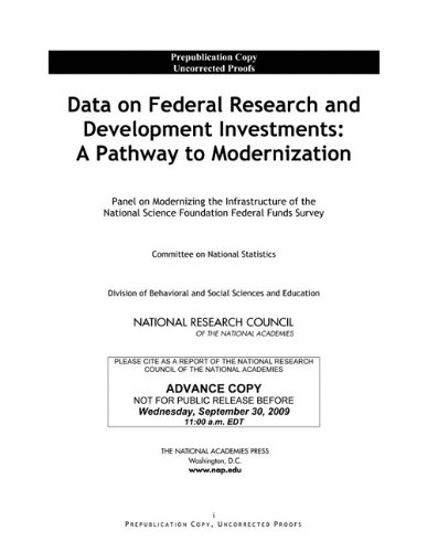 Data on Federal Research and Development Investments