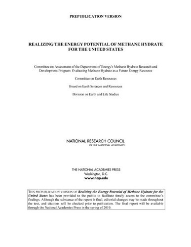 Realizing the Energy Potential of Methane Hydrate for the United States