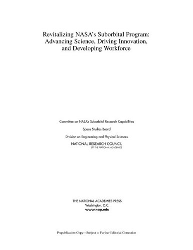 Revitalizing Nasa's Suborbital Program