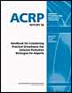 Handbook for considering practical greenhouse gas emission reduction strategies for airports.