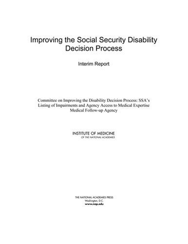 Improving the Social Security Disability Decision Process