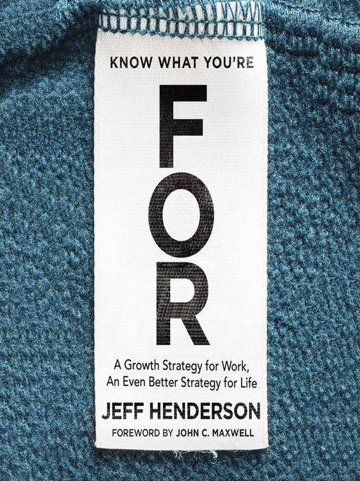 Know What You're FOR