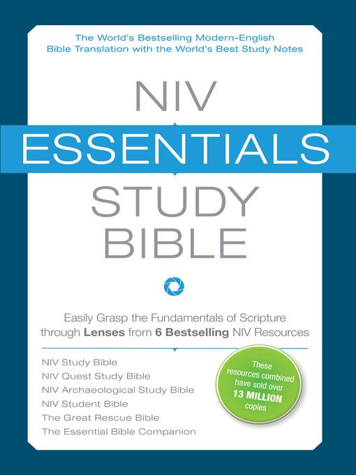 NIV Essentials Study Bible