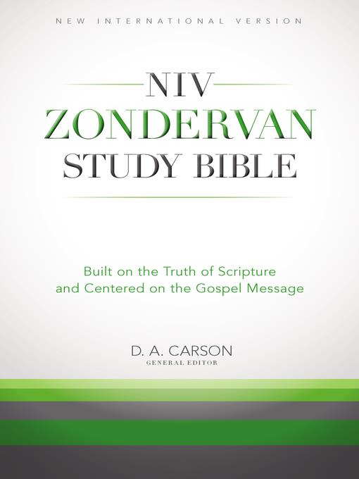 NIV Zondervan Study Bible