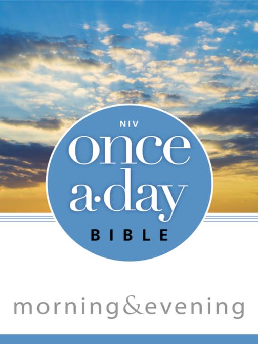 NIV Once-A-Day Morning and Evening Bible