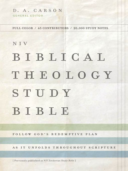 NIV, Biblical Theology Study Bible, eBook