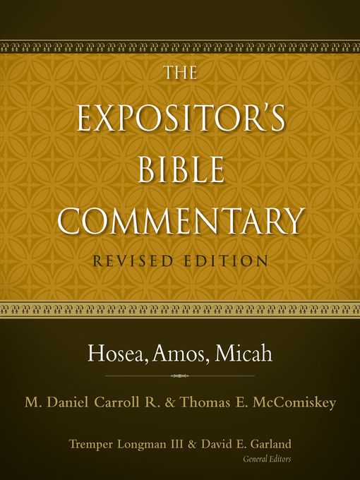 Hosea, Amos, Micah