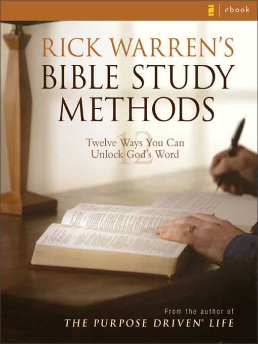 Rick Warren's Bible Study Methods