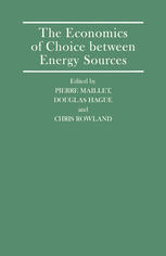 The Economics Of Choice Between Energy Sources