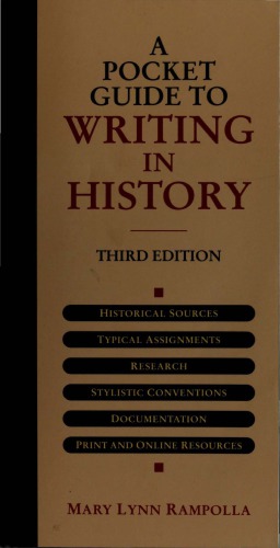 A Pocket Guide to Writing in History