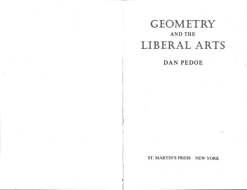 Geometry and the Liberal Arts