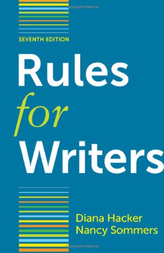 Rules for Writers [with Writing About Literature]