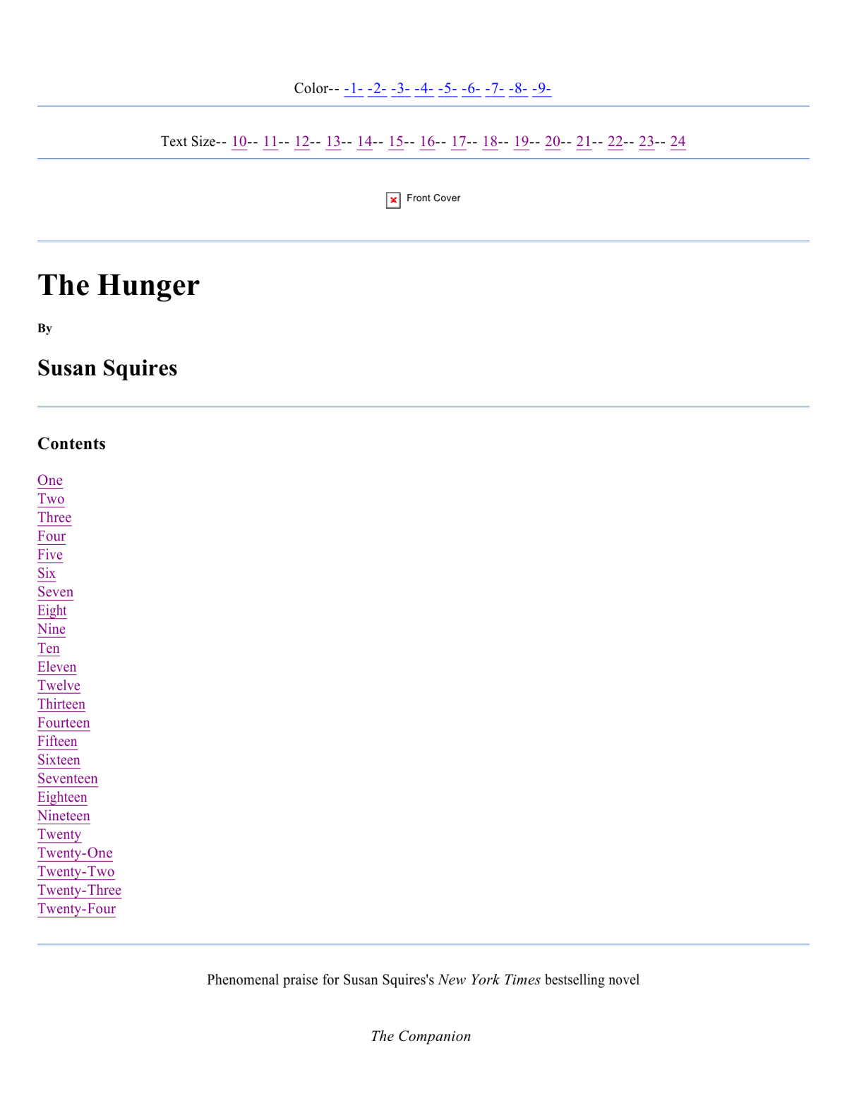 The Hunger