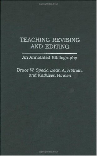 Teaching Revising and Editing