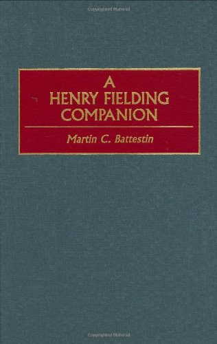 A Henry Fielding Companion