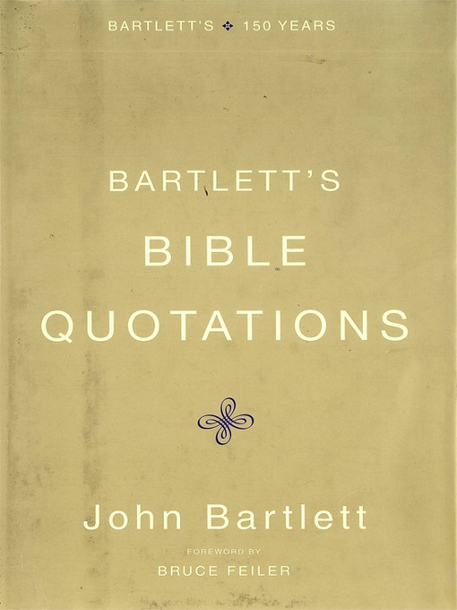 Bartlett's Bible Quotations