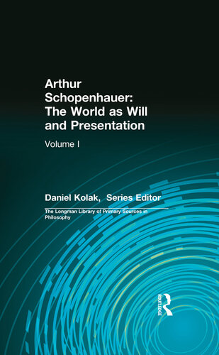 The World as Will and Presentation, Vol. 1