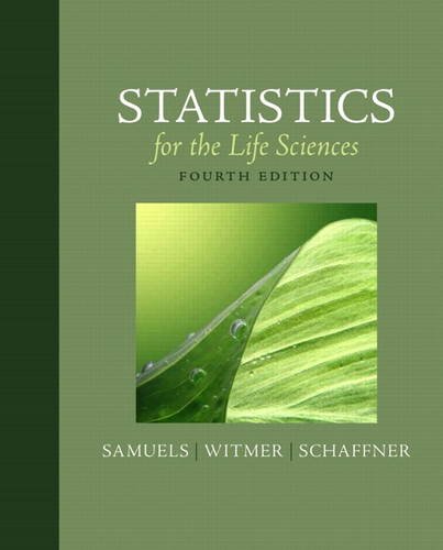 Statistics for the Life Sciences