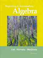 Beginning and Intermediate Algebra