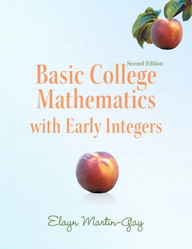 Basic College Mathematics with Early Integers