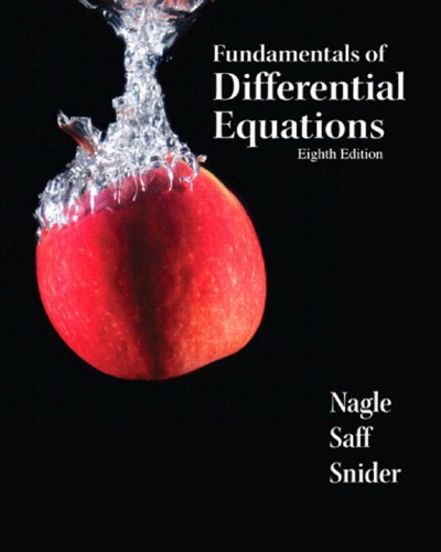 Fundamentals of Differential Equations