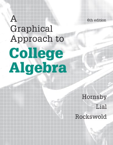 A Graphical Approach to College Algebra