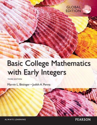 Basic College Mathematics with Early Integers