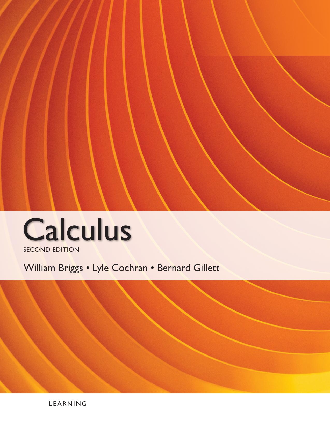 Single Variable Calculus