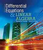 Differential Equations and Linear Algebra