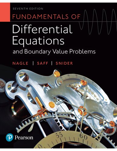 Fundamentals of Differential Equations and Boundary Value Problems