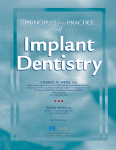 Principles and Practice of Implant Dentistry