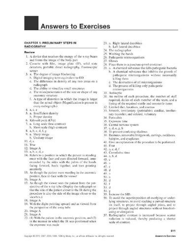 Workbook for Merrill's Atlas of Radiographic Positioning and Procedures