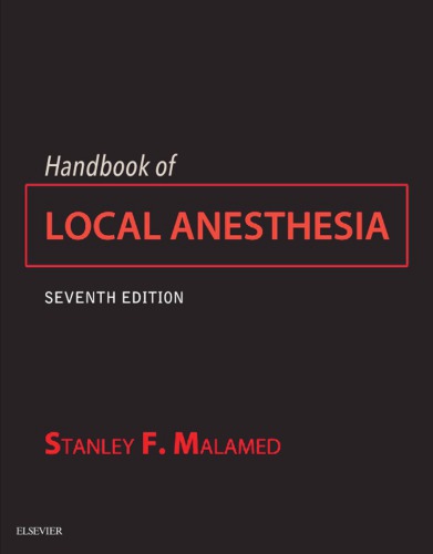 Handbook of local anesthesia