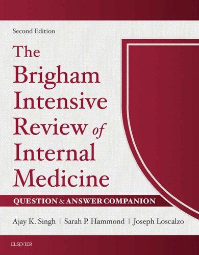 The Brigham Intensive Review of Internal Medicine Question &amp; Answer Companion E-Book