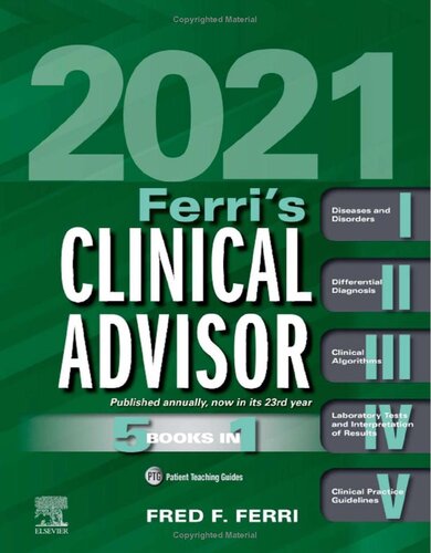 Ferri's Clinical Advisor 2021 E-Book