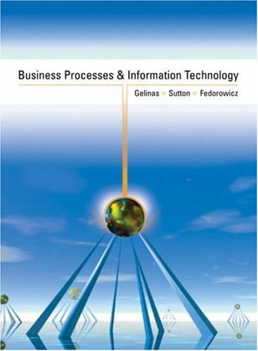 Business Processes and Information Technology