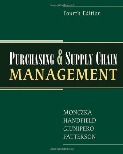 Purchasing and Supply Chain Management