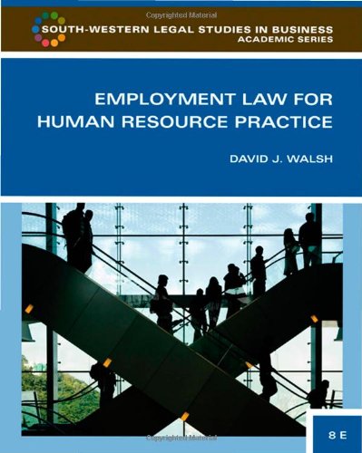 Employment Law for Human Resource Practice