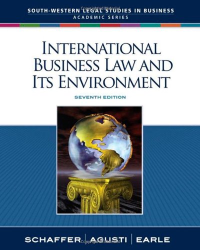 International Business Law and Its Environment