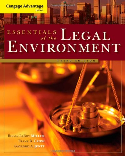 Essentials of the Legal Environment