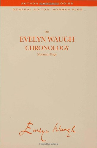 An Evelyn Waugh Chronology