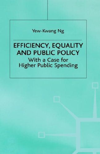 Efficiency, Equality and Public Policy