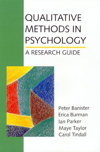 Qualitative Methods in Psychology