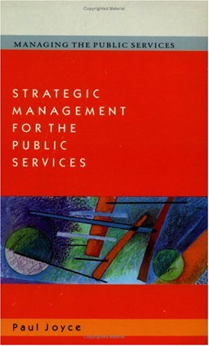 Strategic Management for the Public Services