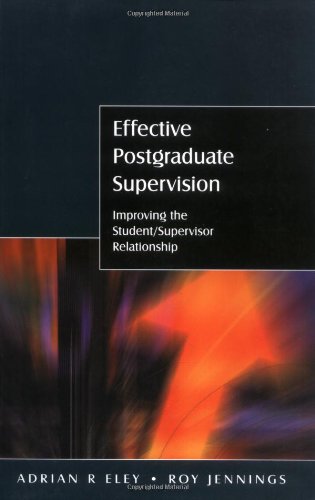 Effective Postgraduate Supervision