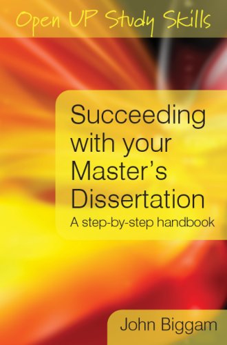 Succeeding with Your Master's Dissertation