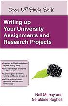 Writing Up Your University Assignments and Research Projects